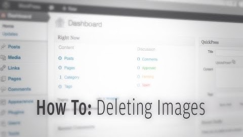 Wordpress Delete Images