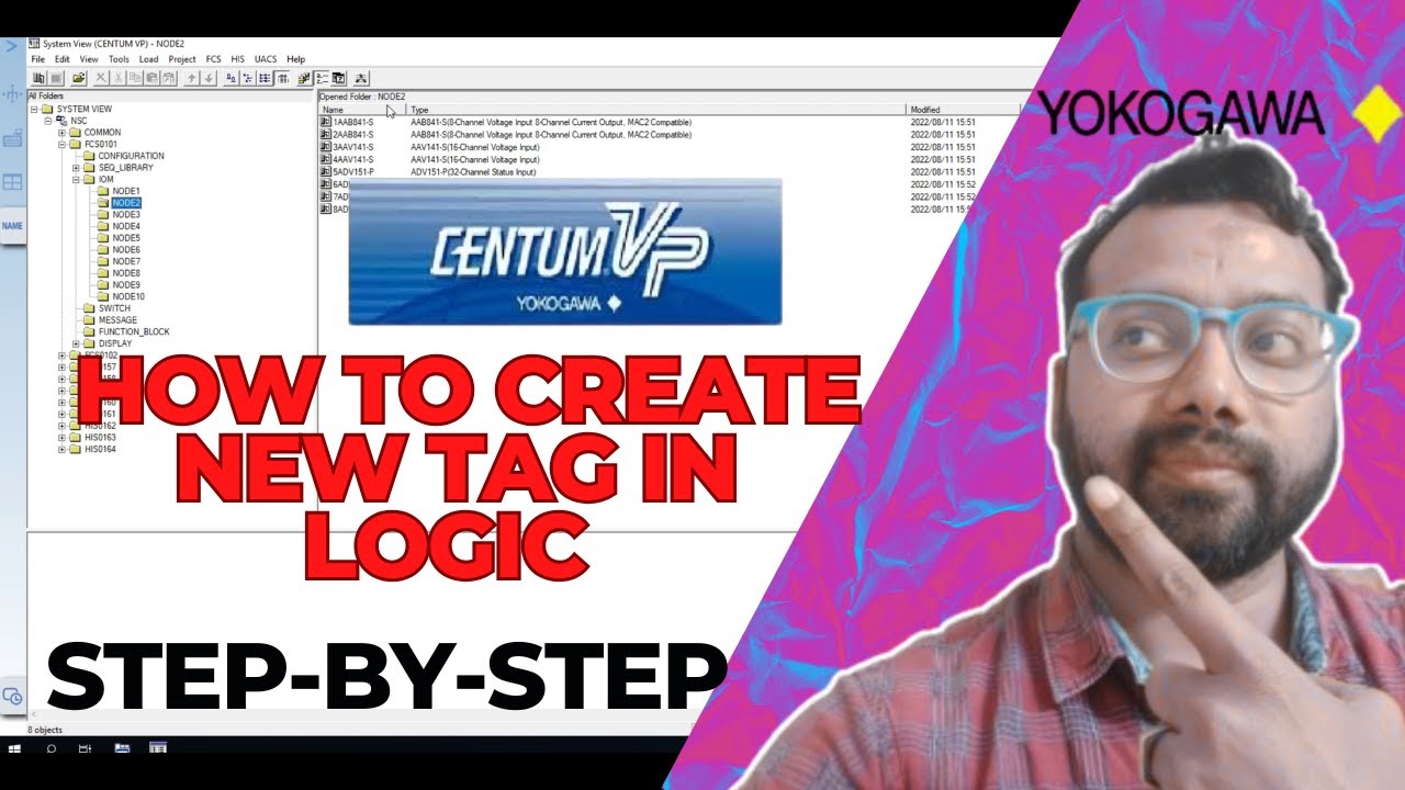 Yokogawa DCS Tutorial 1| How to Create New Tag in Logic & Transfer Value Betwen Tags (Beginer Guide)