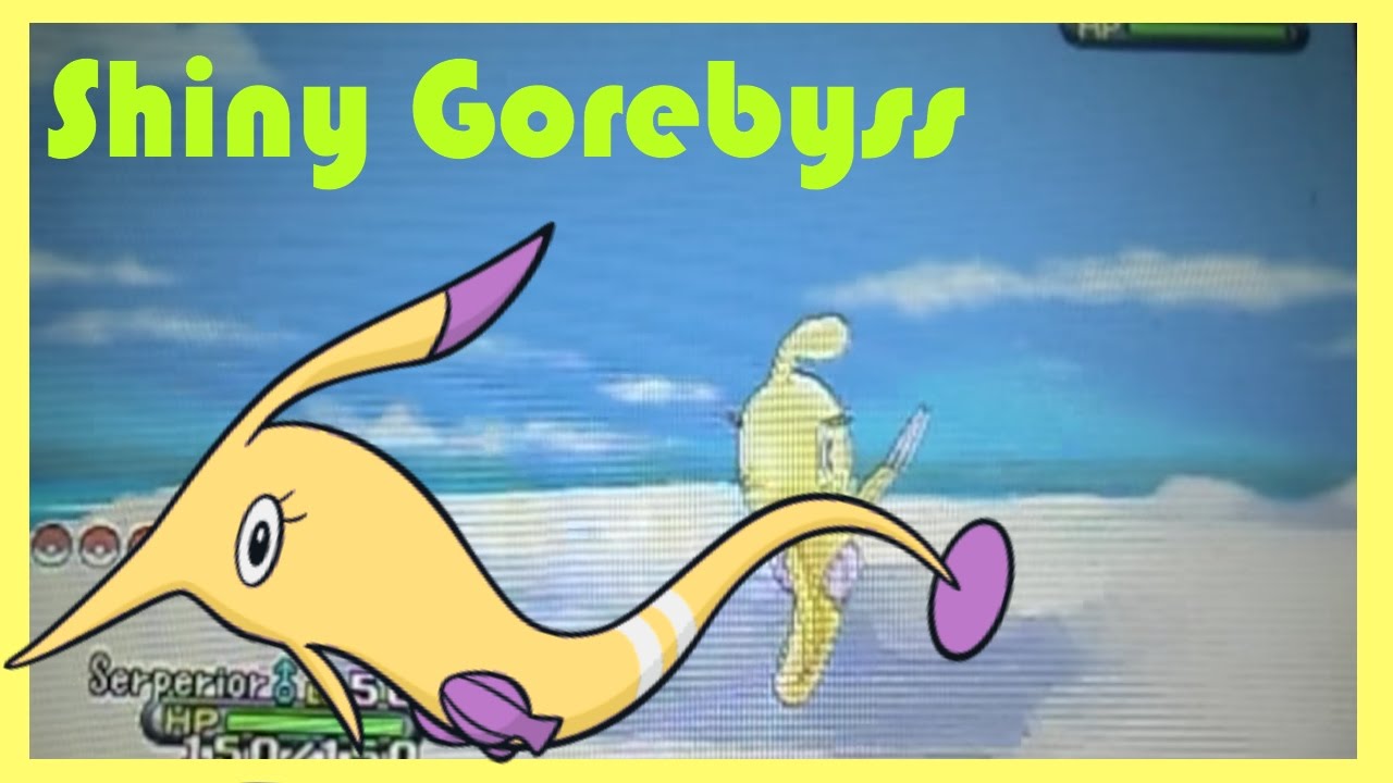 [Live] Shiny Gorebyss in Pokemon Y after a 12 chain