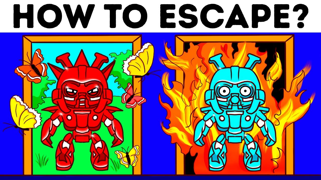 9 Robot Riddles You Must Solve to Win - YouTube