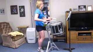 Teresa Smith UNI Drumline Audition 2013