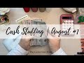 August Paycheck #1 Cash Envelope Stuffing | Budgeting, Savings Challenges & Sinking Funds