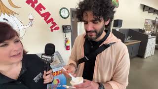 Osvaldo Tries The Garlic Ice Cream