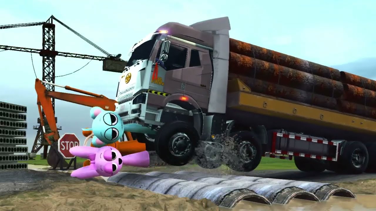 🏔️ «Перевозка тяжёлых грузов по горам — захватывающее приключение в Truck Simulator!» Mudrunner 116