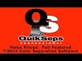 QuikSeps Pro Training Video T-Shirt Color Separations