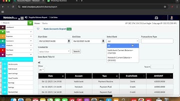 How to Check Bank Account Report | Complete Cloud POS Guide