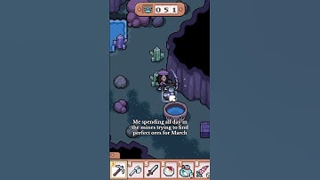 When you yearn for the Mines & March in Fields of Mistria 💎⛏️  #fieldsofmistria