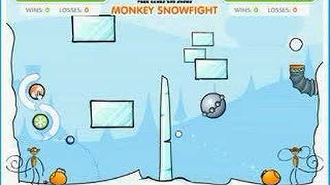 I Kill At Monkey Snowball Fights!