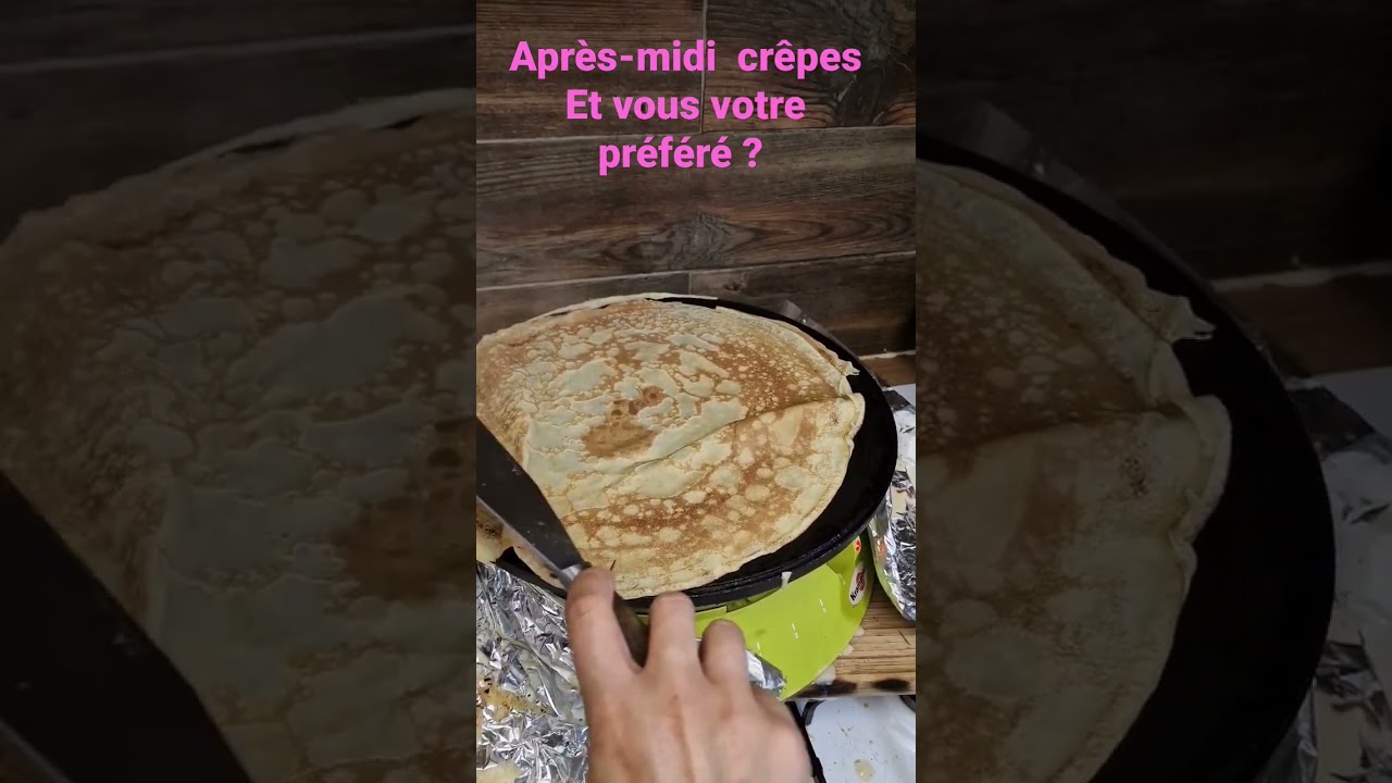 Des crêpes pour le goûter 