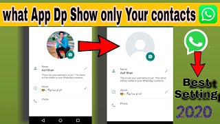 #Shorts How To Hide ||What app|| Dp known person..[The Asif Tv & vlogs] 2020 screenshot 4