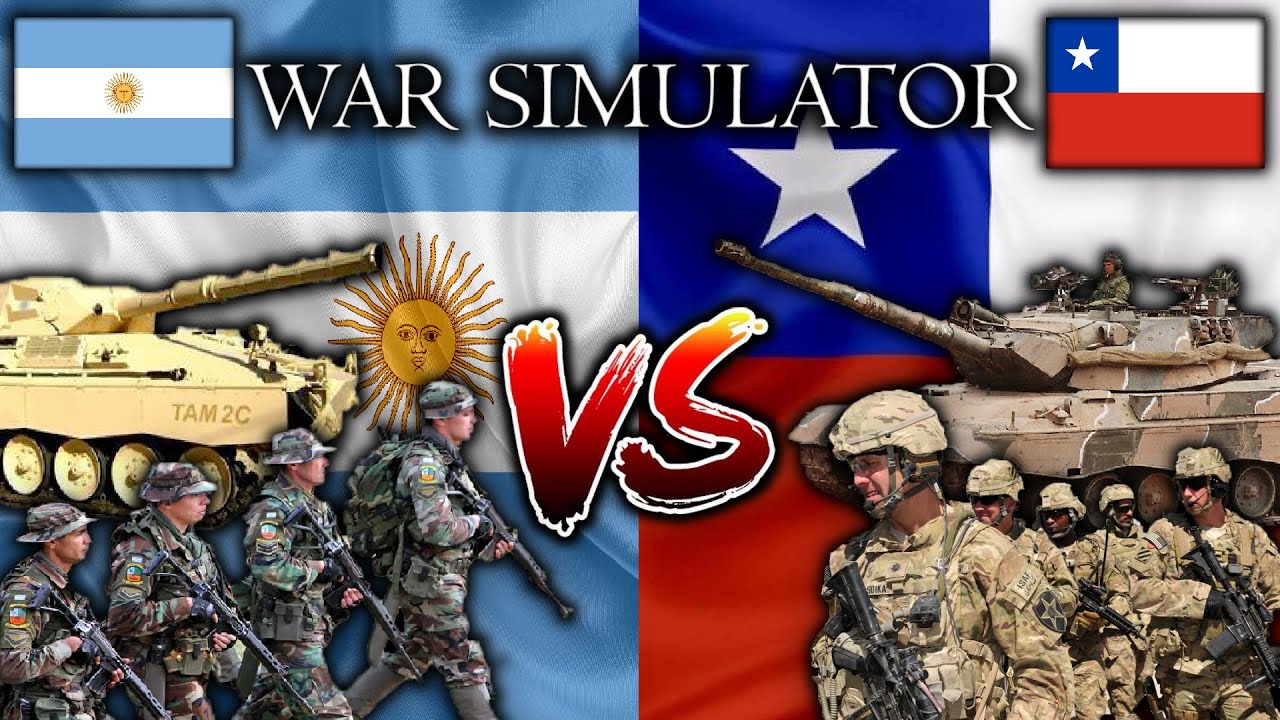 War Simulator Argentina Vs Chile Youtube