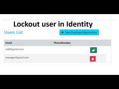 Lockout User Identity in ASP.NET CORE