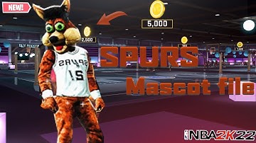 *NEW* NBA 2K22 SPURS MASCOT FILE FOR SEASON 7*ANY REP*!!! FILE IN THE DESC