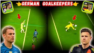 GERMAN GOALIES🔥 | M. Neuer x M. ter Stegen..!🥵| Efootball 24 Best Goalkeeper | Efootball 2024 Mobile
