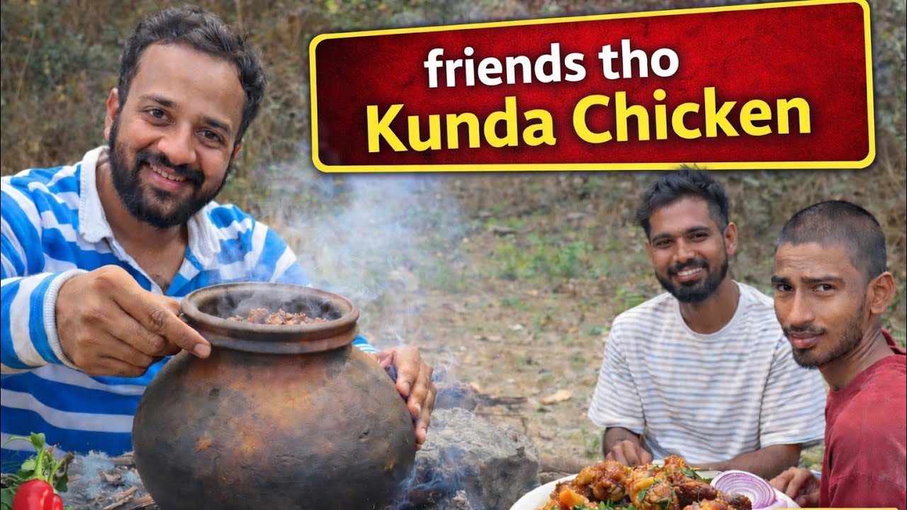 Friends tho Kunda Chicken🍯 🤤#kundachiken#foodvlog#vlog#trending #viral 