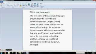 How to Use: Minecraft GroupManager Permission Nodes