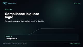 Compliance Is Quote Logic