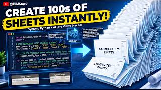 Create Multiple Revit Sheets in Seconds | Dynamo Python + AI