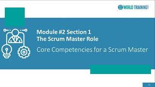 Role of Scrum Master - Core Competencies | Scrum Master 2 Series | PeopleCert | 1 World Trianing