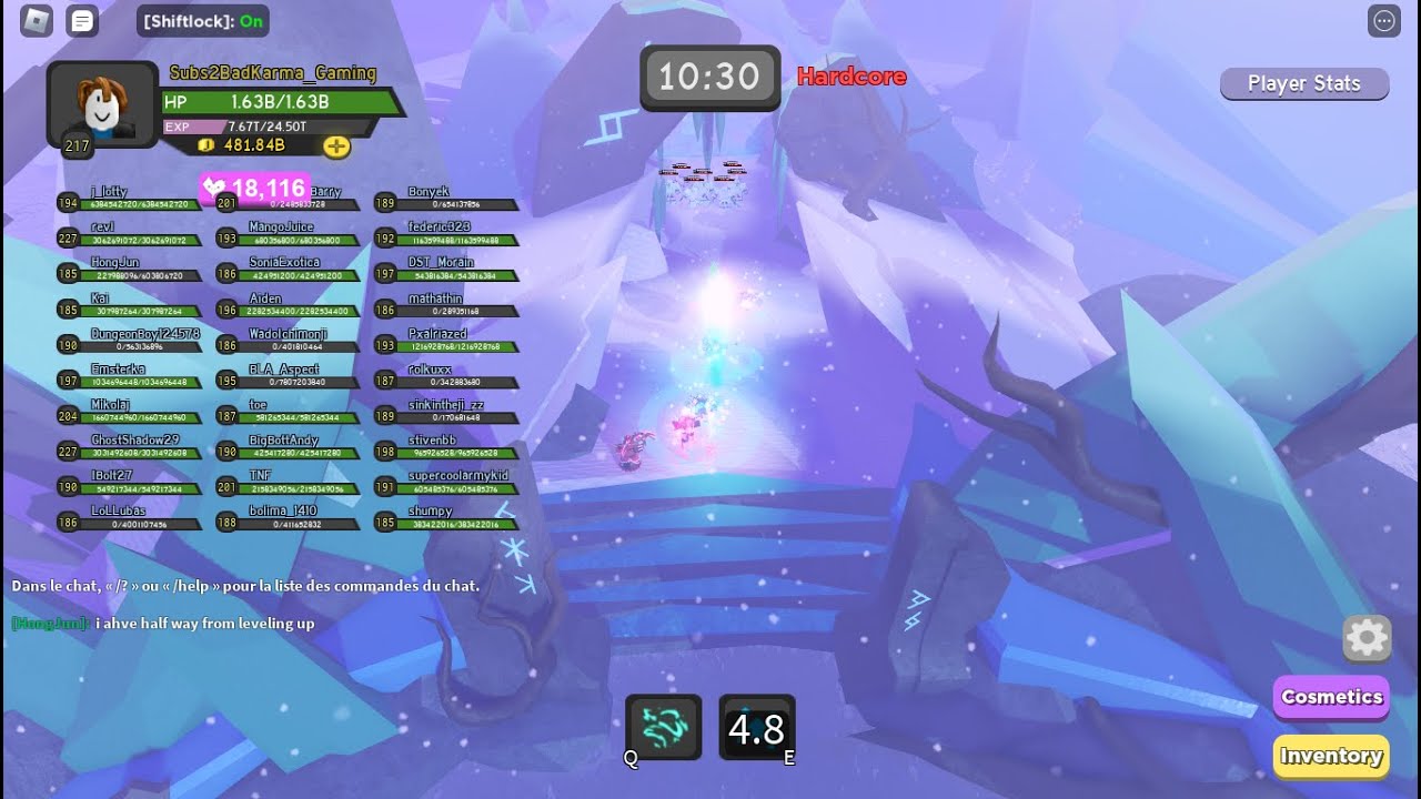 Dungeon Quest Nl 30 players+ - YouTube