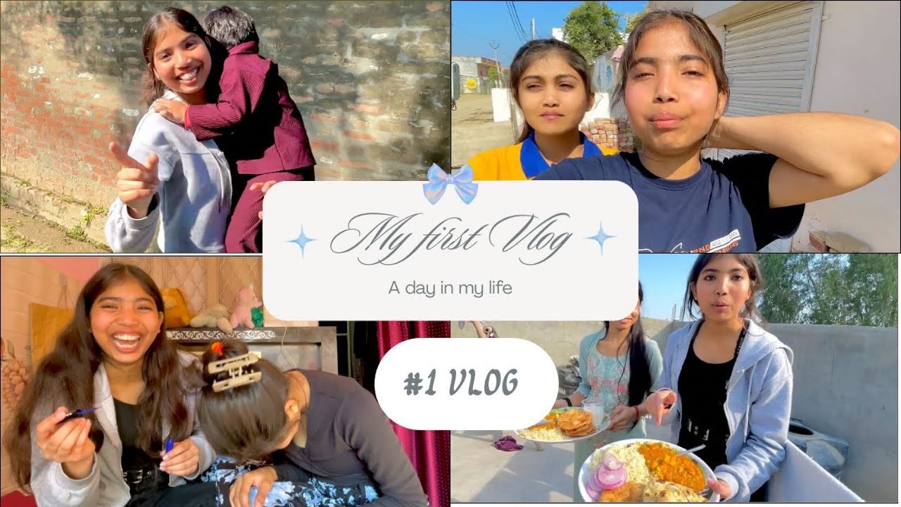 My First Vlog 💫 | A Day in My Life in India 🇮🇳 | Daily Routine + Fun ...
