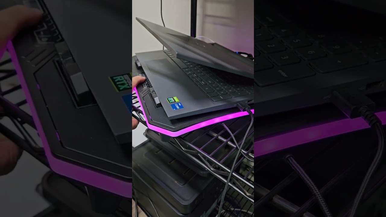 Suporte notebook gamer resfriador 6 fans. Dell g15 i7. Ergonômico e econômico.