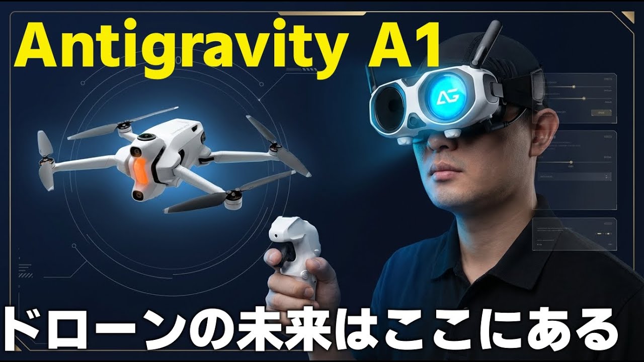 レビュー】ドローンは「撮る機械」から「飛ぶ体験」へ。Antigravity A1 