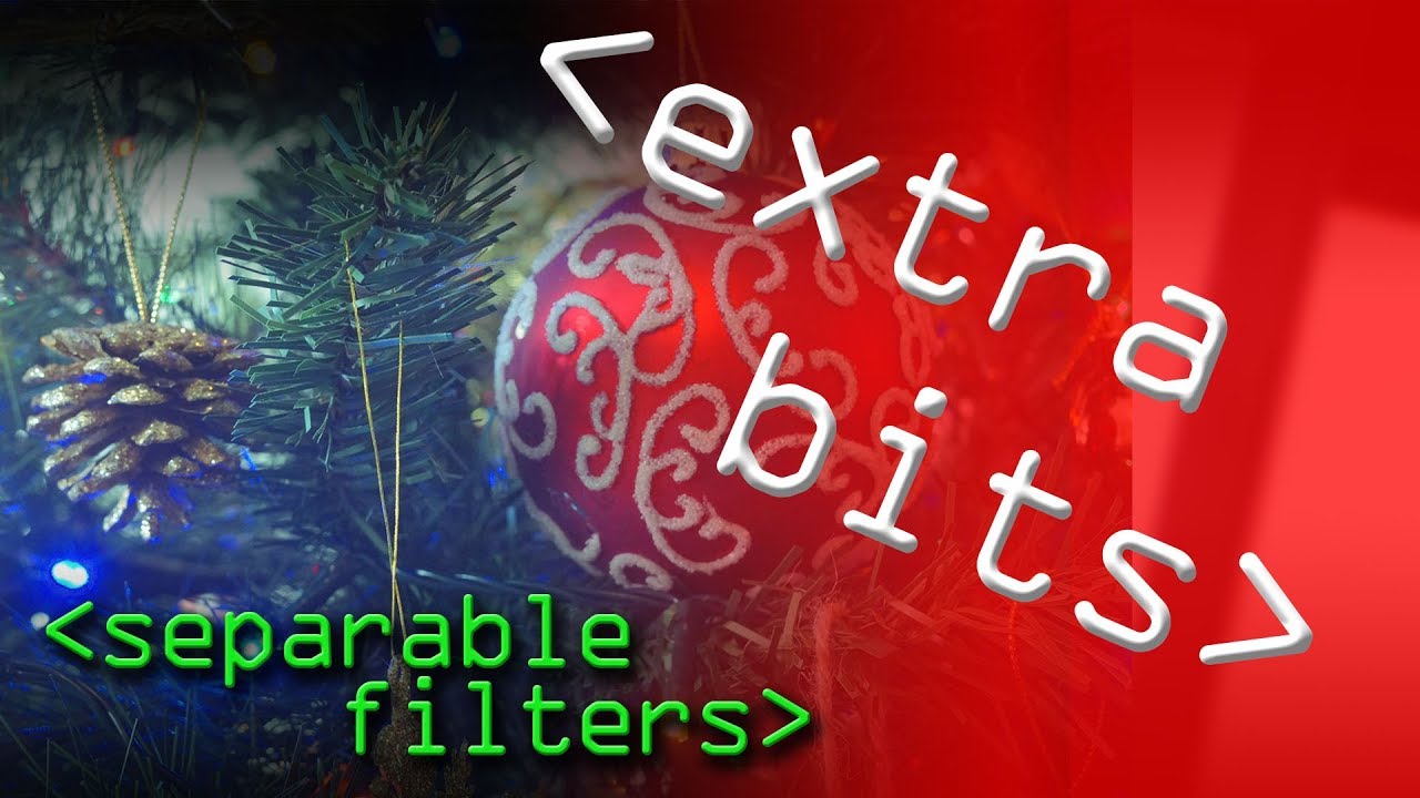 EXTRA BITS: Separable Convolutions - Computerphile - This is extra material from the 'Separable Filters' film