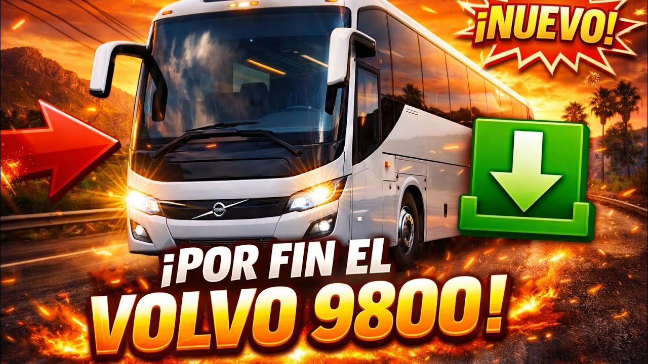 ¡NUEVO AUTOBÚS VOLVO 9800 EN ATS! 😱🔥 MOD IMPRESIONANTE 1.58