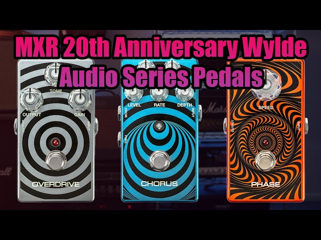 MXR and Wylde Audio 20th Anniversary Zakk Wylde Pedals - YouTube