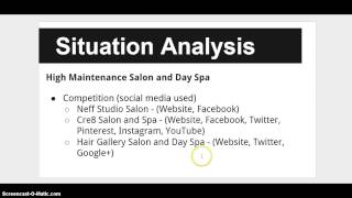 High Maintenance Salon Presentation