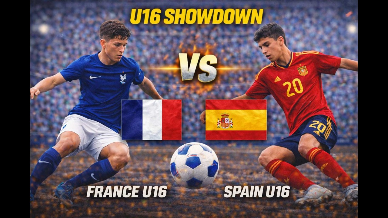 U16 France - U16 Spain 3-2 Development Tournament Turkey