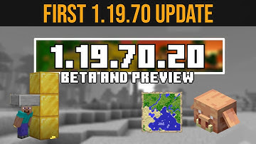 MCPE 1.19.70.20 Beta and Preview - LIVE Changelog