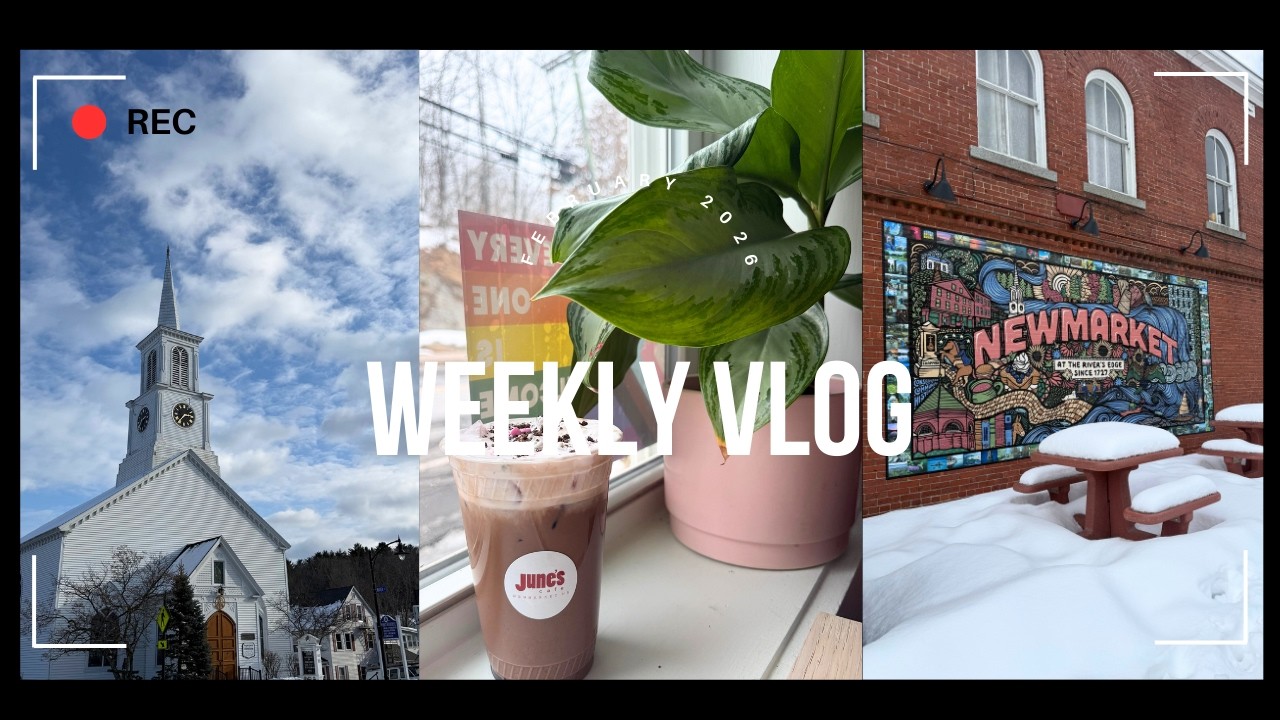Weekly vlog: Small town, historic mill town, newmarket nh!