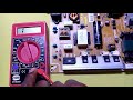 Como medir alguns componentes eletrônicos numa placa com o multímetro digital?