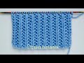 Узоры спицами. Простой узор. Knitting patterns. Simple pattern.