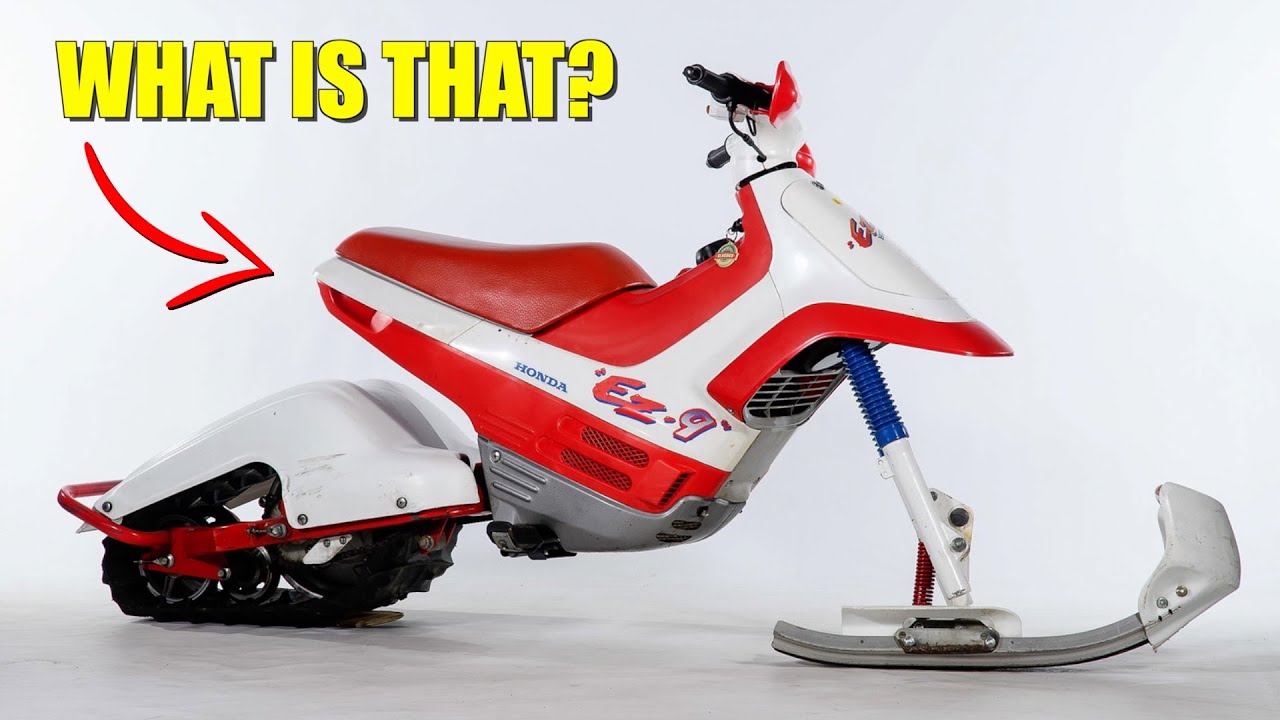 This Honda EZ-Snow Is One Of The Rarest Motorcycles In Honda