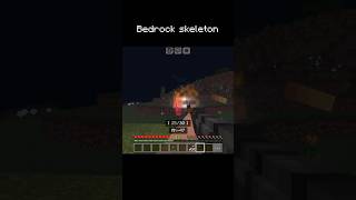 Bedrock skeleton #minecraft #video #shorts