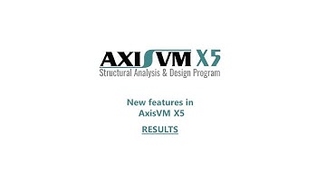AxisVM X5 Release 2