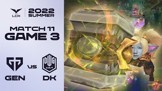 땅! 쿵! | 젠지 vs. 담원 기아 게임3 하이라이트 | 06.22 | 2022 LCK 서머 스플릿