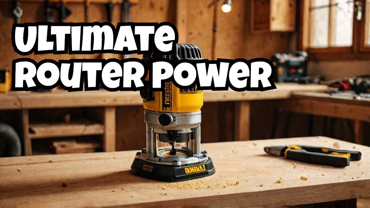 DEWALT Router, Fixed Base, 12-Amp, 24,000 RPM Variable Speed Trigger, 2 ...