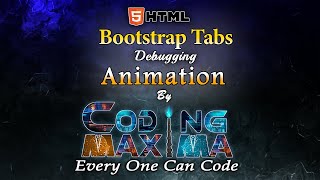 Bootstrap Tabs in HTML | HTML | CSS | Bootstrap | Coding Maxima | Coding