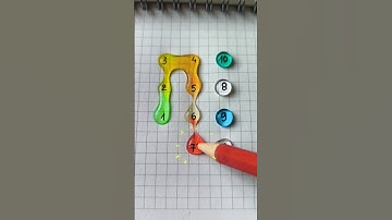 Trò chơi nối số trong giọt nước #iqtest #quiz #drawing #maths #games #funny #line #shorts