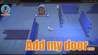 Celebrity Added my door on Top down engine. /Unity/Blender Profile