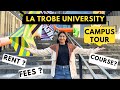 La trobe university campus tour australia  vlog  accommodation for international students