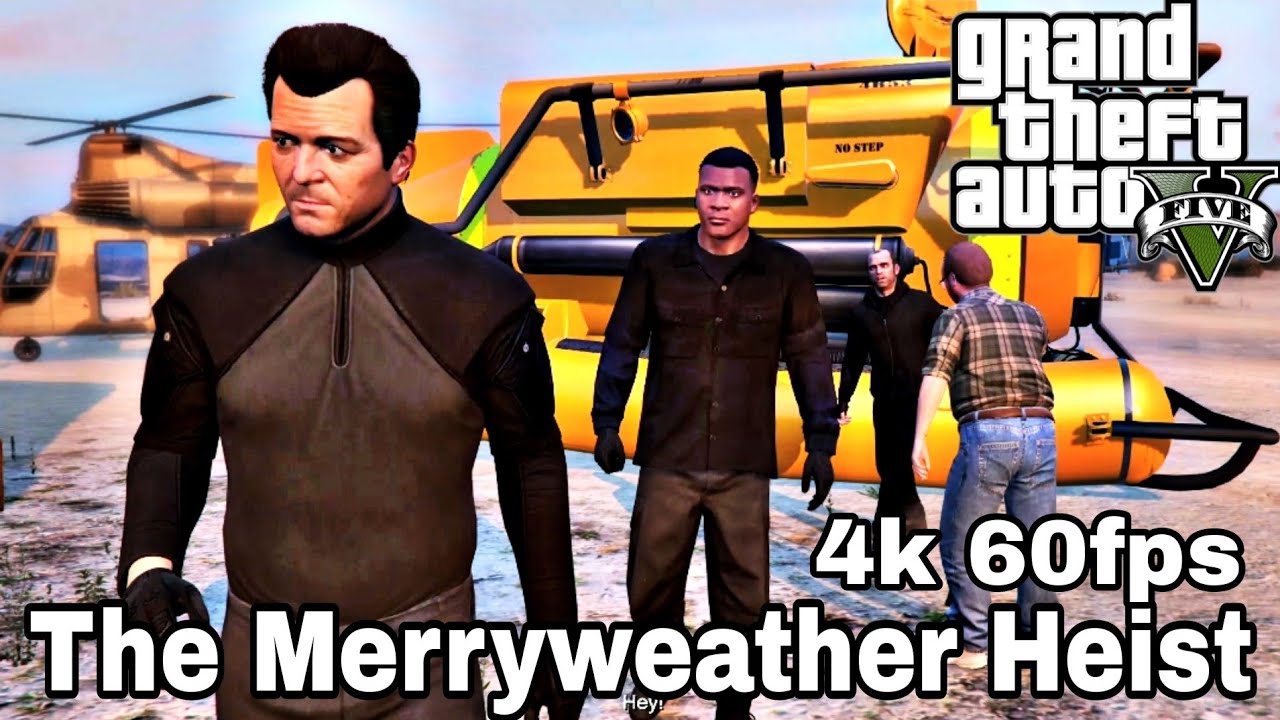 🚁 Epic GTA V Merryweather Heist: Aerial Assault & Intense Getaway! 🏃‍♂️🚁