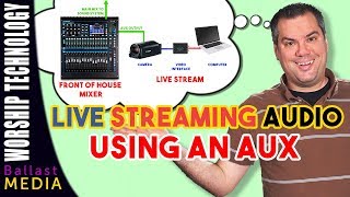 Live Streaming Audio  How to use an Aux Mix