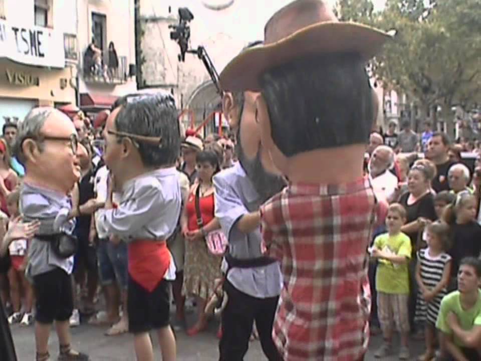 Festa Major de Vilafranca 2011. Actuació dels Nans dia 31.