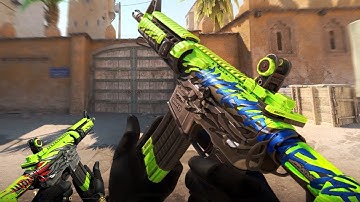 M4A4 | Full Throttle cs2 sticker crafts