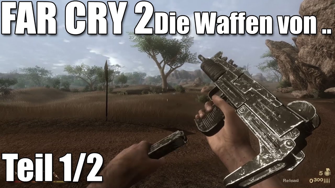 Die Waffe von Far Cry 2 .. AK-47, G3A3, Uzi und MP5SD